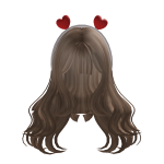 Valentines Heart Blonde Hair