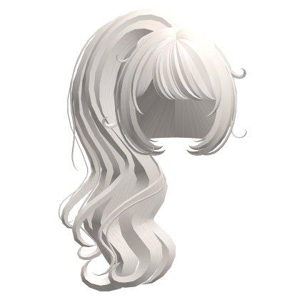 ♡꒱ adorable long blonde cute swirly ponytail Roblox item