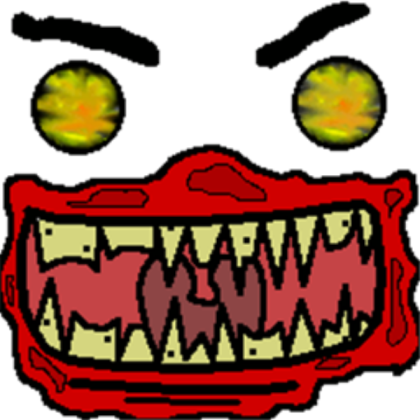 zombie face transparent Roblox decal