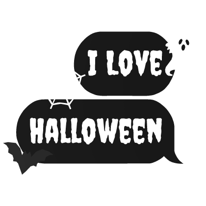 i love halloween text thumbnail