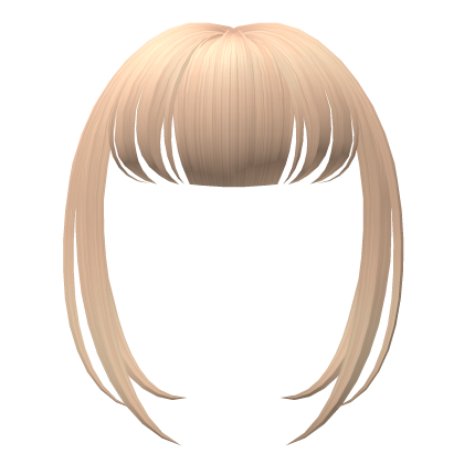 Blonde Anime Box Bangs Roblox item