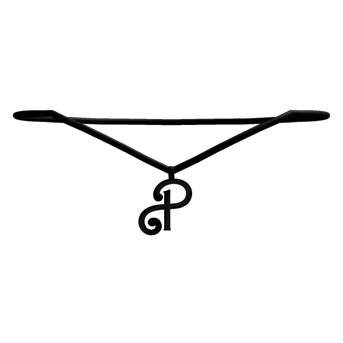 ꒰1.0꒱ BB initial necklace: P