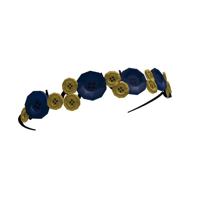 Coraline theme button headband