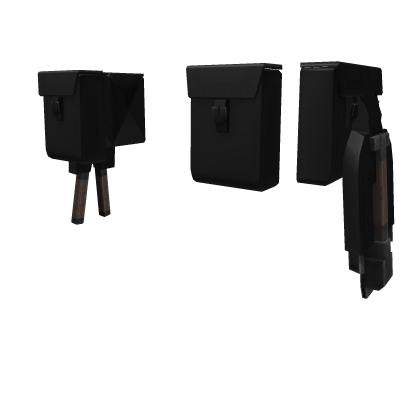 Black Tactical Pouches