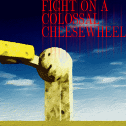 fight on a colossal cheesewheel