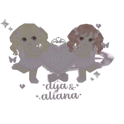  .  ‿  ♡ aliana + dya ʚଓ 