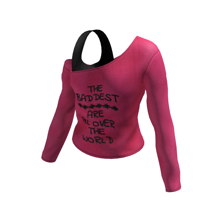 Off shoulder shirt - Baddest ain't in LA 