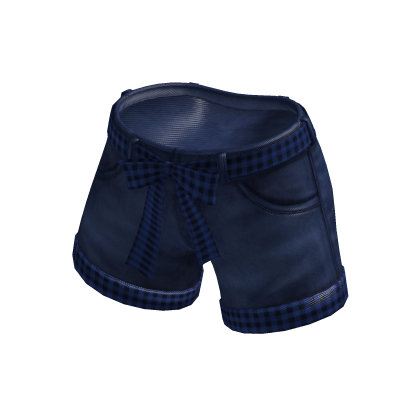 ✨Bow Folded Shorts / Navy