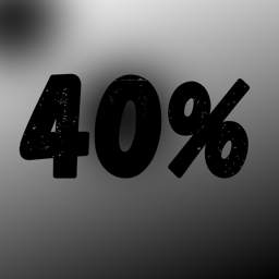 40%