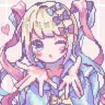 Blue x pink