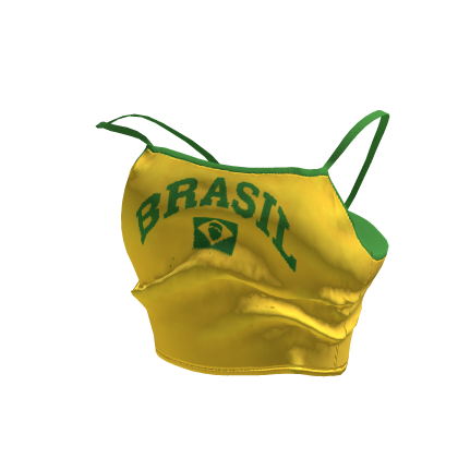 💜 Brasil National Team Cami Top_Yellow