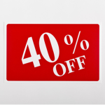 Cash Back 40%