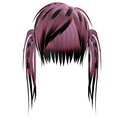 Razor Chopped scene pigtails pink Roblox item