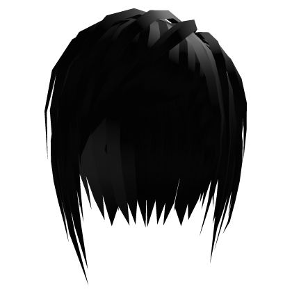 ҂ ⩊ ˂ Razor Emo Scene Hair in Black Roblox item