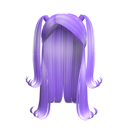 ♡ lavender y2k flip pigtails ♡ thumbnail