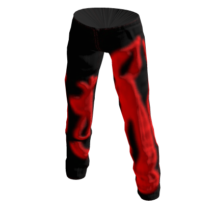 Familiar Splotchy Red Pants
