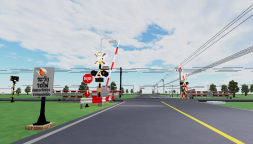 Przejazd kolejowy z Tajlandii