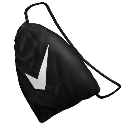 White Check Drawstring Bag 1.0 Roblox item
