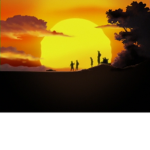 Sunset 日没