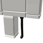 Robot for Teto Pear(Recolorable) - Left Leg