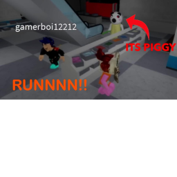 Run Away From Piggy!!!