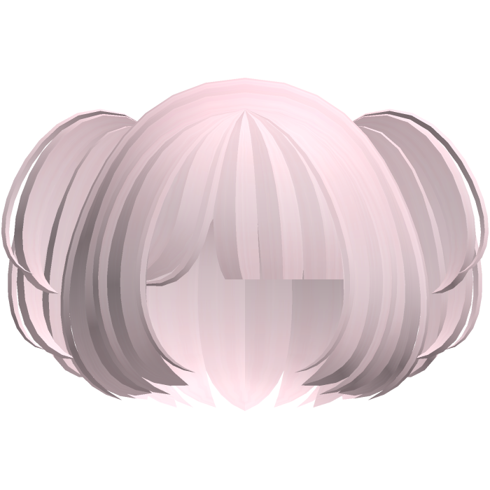 🐾 sweet mini fluffy layered moe pigtail baby pink