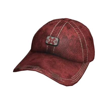 Red Grunge Y2K Baseball Cap Roblox Item Rolimon s