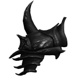 Right Black Demon Shoulder Pauldron