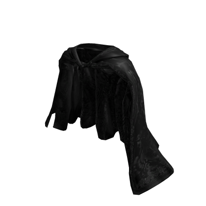 Black Dark Gothic Vampire Cloak Cape Dracula Roblox item