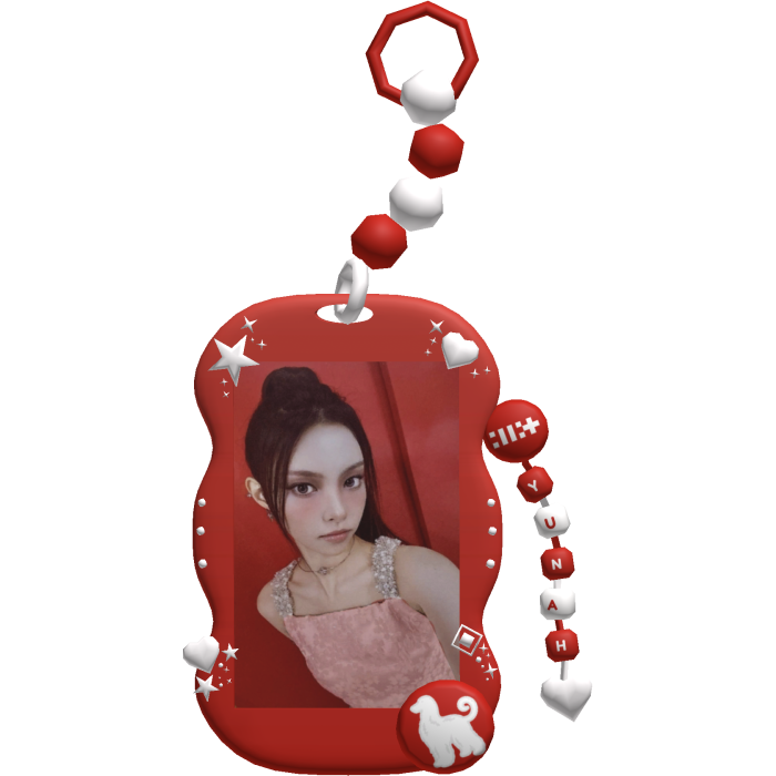 ILLIT Yunah Photocard Kpop Keychain