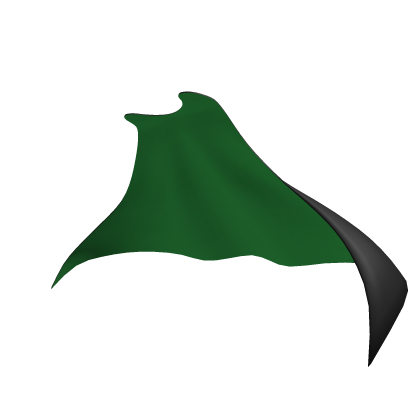 Black Green Large Cape Roblox item