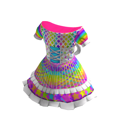 Strawberry Dress Neon Rainbow thumbnail