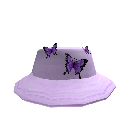 Purple 3D Butterfly Hat