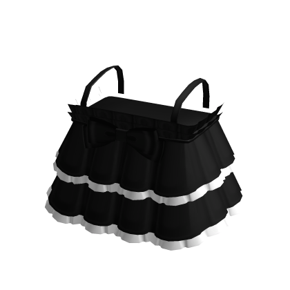 ♡ : cute black baby doll ruffle dress thumbnail