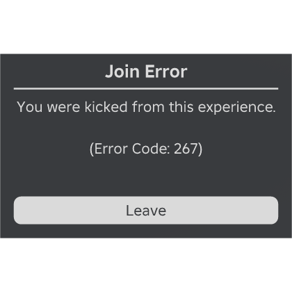 Kicked Join Error