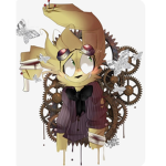 Creepy pasta waffles