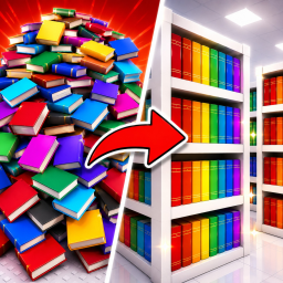 Clean The Library 📖[GIANT MAP!] icon