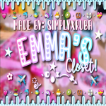 Emma's closet! <3