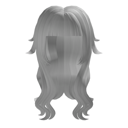 Cute White Anime Y2K Hair Roblox item