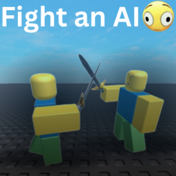 Fight AI with swords icon