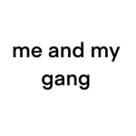 me and myyy gang