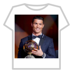 Ronaldo ballon dor Real Madrid shirt