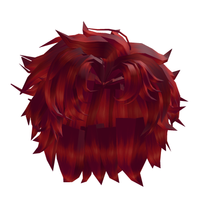 Messy Fluffy Red Mafia Male Hair