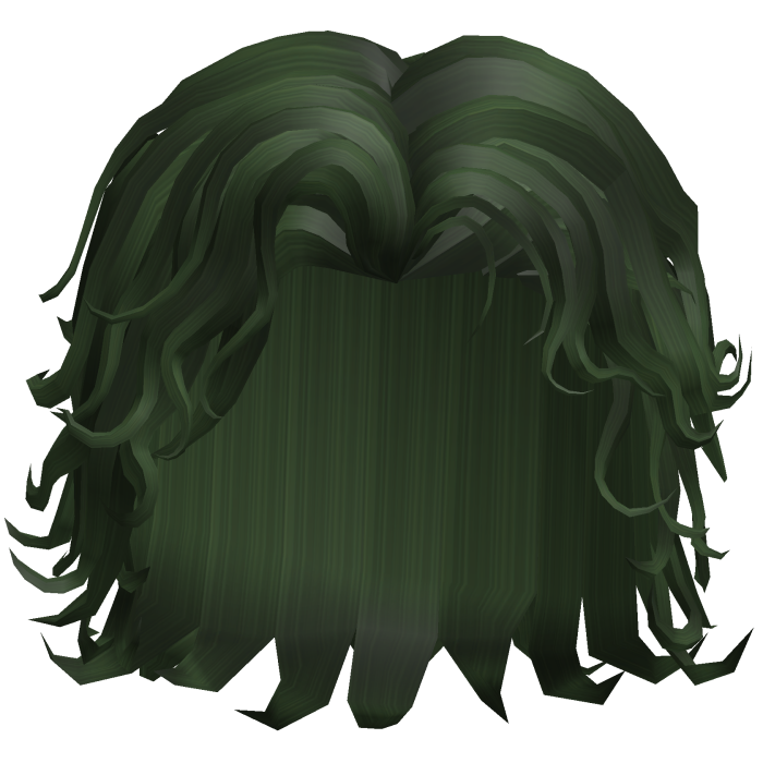 Wavey Green Surfer Male Curly Hair