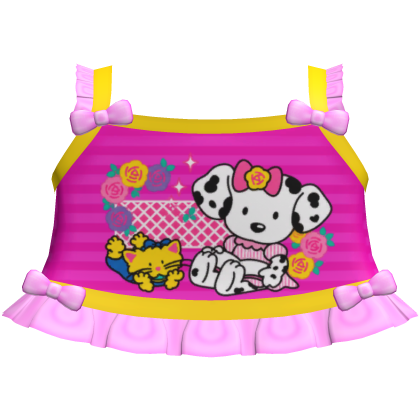 cute pink spottie dottie tweencore cutecore top