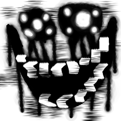 Scary Face for horror games Roblox decal