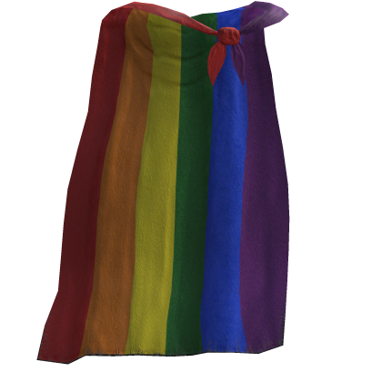 Pride Flag Cape