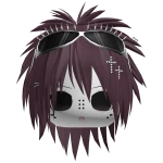 scene moe vkei hair w spike goggles berry