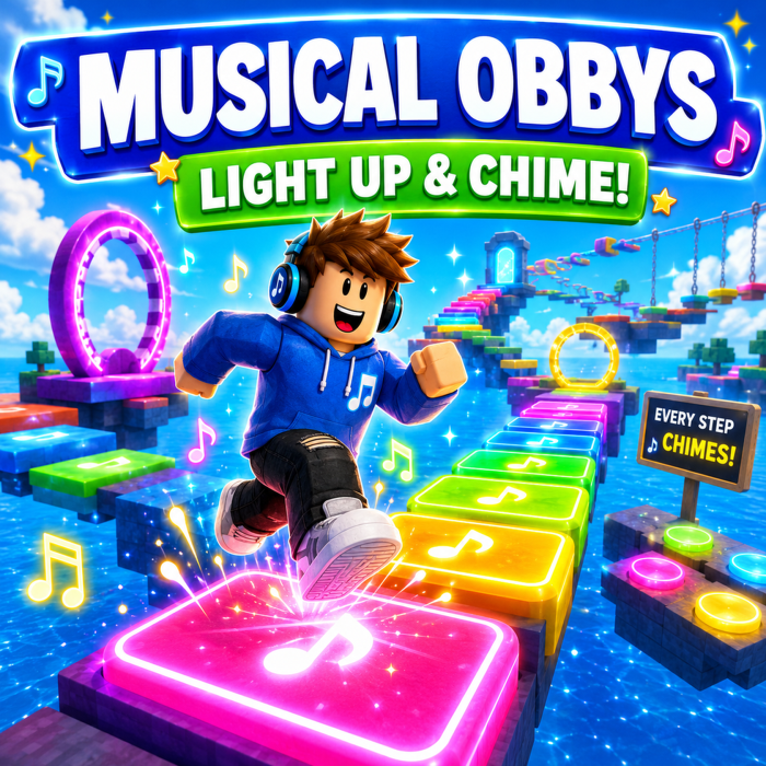 Musicial Light Up Obby Steps preview 1