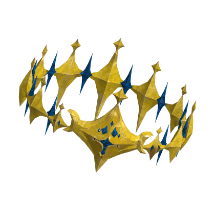 Gold + Blue Royal Crown Roblox item